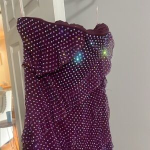 Oh Polly Dolce Dress in Plum